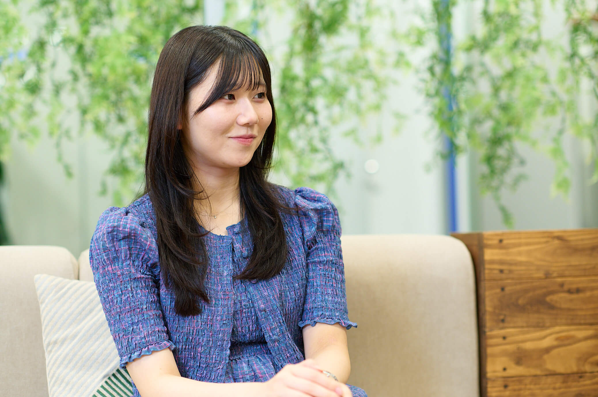 社歴に関係なく認め合える「リスペクト」がある場所について話すH.S